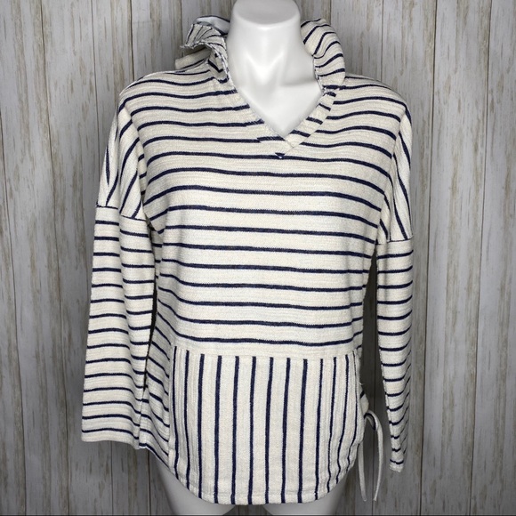 Coverstitched Jackets & Blazers - Coverstitched Women's Hood Pullover Sweater Small